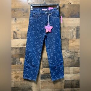 NEW GOGO Star Girls Regular Rise Straight Leg Zipper Fly GOGO-258-R Size 8 NWT